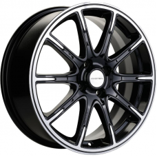 Литые колесные диски Khomen KNW 1707 6.5x17 4x100 ET41 DIA60.1 Black-FP