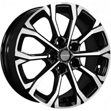 Литые колесные диски Khomen KHW 1605 6.5x16 5x110 ET46 DIA63.3 Black-FP