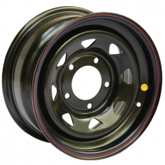 Штампованные колесные диски Off Road Wheels УАЗ 8x16 5x139.7 ET0 DIA110.1 Matt black