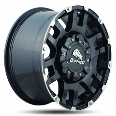 Литые колесные диски Buffalo BW-004 9x20 6x139.7 ET18 DIA106.1 Gloss Black Machined Face