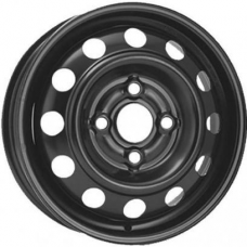 Штампованные колесные диски KFZ 7130 6x16 4x100 ET50 DIA60.1 Black