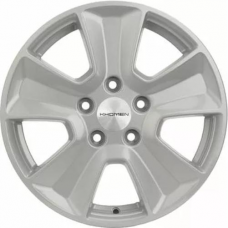 Литые колесные диски Khomen KHW 1601 6.5x16 5x110 ET46 DIA63.3 F-Silver