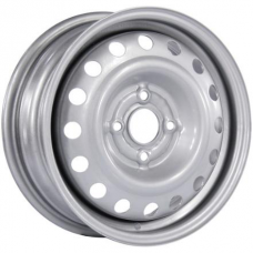 Штампованные колесные диски Trebl 53A43C 5.5x14 4x100 ET43 DIA60.1 Silver