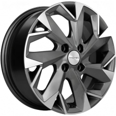Литые колесные диски Khomen KHW 1402 5.5x14 4x98 ET35 DIA58.6 Gray-FP