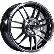 Литые колесные диски X-Race AF-06 6x15 4x100 ET48 DIA54.1 BKF