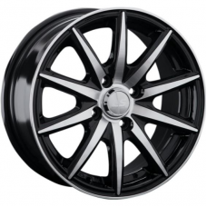 Литые колесные диски LS 221 6.5x15 5x114.3 ET40 DIA73.1 BKF