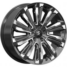 Литые колесные диски Скад Humber 8x20 5x108 ET45 DIA63.3 Diamond Black Gris