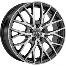 Литые колесные диски LS 1369 6.5x16 5x100 ET38 DIA57.1 BKF