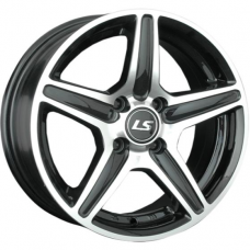 Литые колесные диски LS 345 7x16 4x108 ET27 DIA65.1 BKF