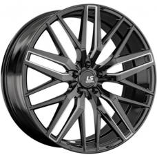 Литые колесные диски LS FlowForming RC77 9.5x22 5x114.3 ET45 DIA67.1 BK+SSF