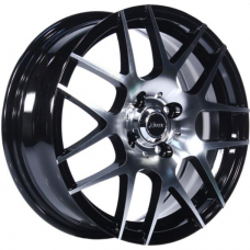 Литые колесные диски X-Race AF-02 6x15 4x100 ET48 DIA54.1 BKF