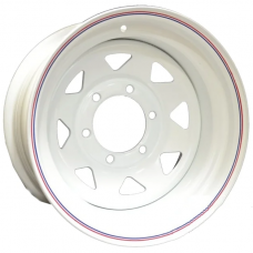 Штампованные колесные диски Off Road Wheels Nissan/Toyota 7x16 6x139.7 ET30 DIA110.1 White