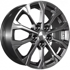 Литые колесные диски Khomen KHW 1605 6.5x16 5x110 ET46 DIA63.3 Gray-FP