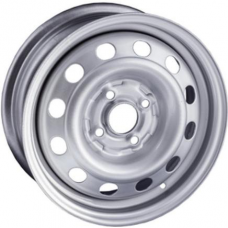 Штампованные колесные диски Trebl 6555 5.5x14 4x114.3 ET44 DIA56.6 Silver