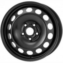 Штампованные колесные диски Magnetto 15010 6x15 4x100 ET37 DIA60.1 Black
