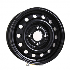 Штампованные колесные диски Trebl 7710 6x15 5x105 ET39 DIA56.6 Black