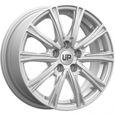 Литые колесные диски WUP UP123 6x15 5x100 ET38 DIA57.1 Silver Classic