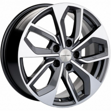 Литые колесные диски Khomen KHW 1703 7x17 5x114.3 ET45 DIA67.1 Gray-FP