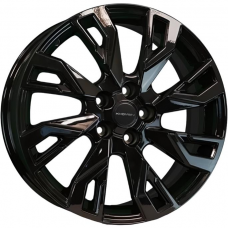 Литые колесные диски Khomen KHW 1809 7x18 5x108 ET33 DIA60.1 Black