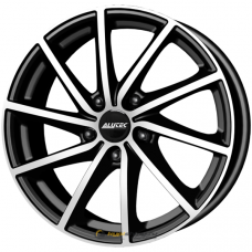 Литые колесные диски Alutec Singa 7.5x18 5x108 ET55 DIA63.3 Diamond Black Front Polished