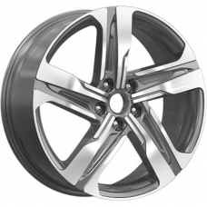 Литые колесные диски Скад KP004 7.5x19 5x114.3 ET50 DIA67.1 Diamond gloss graphite