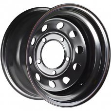 Штампованные колесные диски Off Road Wheels Land Rover 8x16 5x165.1 ET-24 DIA125 Black