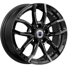 Литые колесные диски K&K Фрост 6.5x15 5x100 ET38 DIA57.1 Черный