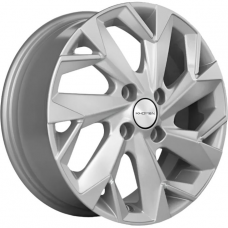 Литые колесные диски Khomen KHW 1508 6x15 4x100 ET46 DIA54.1 F-Silver