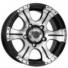 Литые колесные диски K&K Байконур 7x15 6x139.7 ET20 DIA108.6 Алмаз черный
