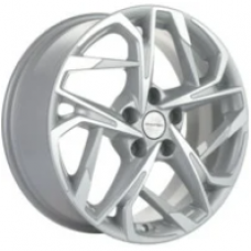 Литые колесные диски Khomen KHW 1716 7x17 5x114.3 ET48 DIA67.1 F-Silver-FP