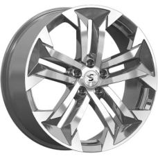 Литые колесные диски K&K KP015 7.5x19 5x114.3 ET40 DIA64.1 Diamond gloss graphite