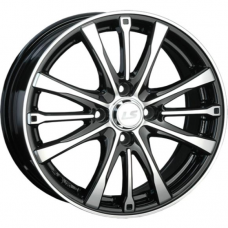 Литые колесные диски LS 298 6x15 4x100 ET45 DIA73.1 BKF