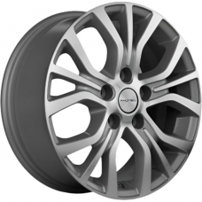 Литые колесные диски Khomen KHW 1608 6.5x16 5x108 ET43 DIA65.1 Gray-FP