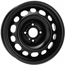 Штампованные колесные диски KFZ 6666 6.5x16 4x100 ET37 DIA60.1 Black
