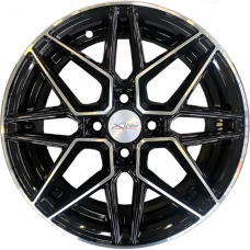 Литые колесные диски Xtrike X-148 6x15 4x100 ET46 DIA54.1 BKFP
