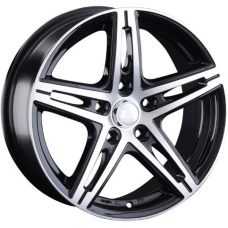 Литые колесные диски LS 288 7.5x17 4x100 ET40 DIA60.1 BKF