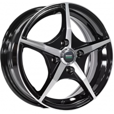 Литые колесные диски Megami MGM-19FF 5.5x14 4x100 ET35 DIA67.1 BKF