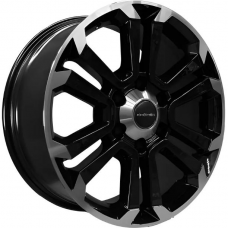 Литые колесные диски Khomen KHW 1817 7.5x18 6x114.3 ET38 DIA67.1 Black-FP