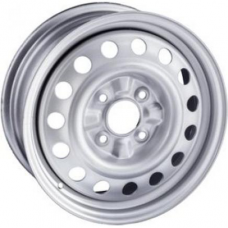 Штампованные колесные диски Trebl 7255 6x15 4x108 ET47.5 DIA63.3 Silver