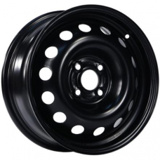 Штампованные колесные диски Trebl 7915 6x15 4x100 ET43 DIA56.6 Black