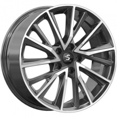 Литые колесные диски K&K KP010 7.5x18 5x108 ET36 DIA65.1 Diamond black gris