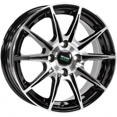 Литые колесные диски Megami MGM-13 6x14 4x100 ET40 DIA67.1 BKF