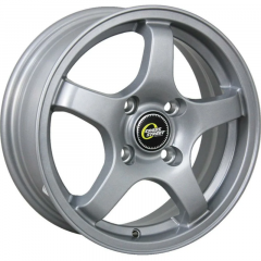 Литые колесные диски Cross Street CR-14 5.5x14 4x100 ET35 DIA67.1 Silver