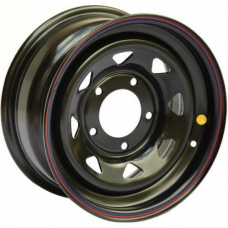 Штампованные колесные диски Off Road Wheels NIVA 7x15 5x139.7 ET25 DIA98.5 Black