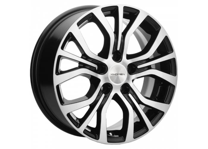 Литые колесные диски Khomen KHW 1608 6.5x16 5x114.3 ET41 DIA67.1 BKF Литые колесные диски Khomen KHW 1608 6.5x16 5x114.3 ET41 DIA67.1 BKF