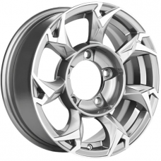 Литые колесные диски Khomen KHW 1505 5.5x15 5x139.7 ET5 DIA108.1 F-Silver-FP